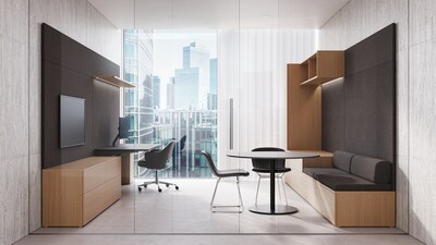 Knoll представляет Konzert, систему частного офиса, где точность сочетается с возможностью